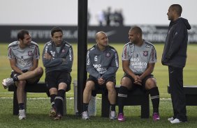 O atacante Adriano durante o treino desta manh no CT Joaquim Grava, no Parque Ecolgico do Tiete, o prximo jogo ser contra o Atltico-GO, domingo, dia 09/10, no Pacaembu, vlida pela 28 rodada do Brasileiro 2011