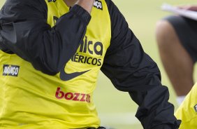 O atacante Adriano durante o treino desta manh no CT Joaquim Grava, no Parque Ecolgico do Tiete, o prximo jogo ser contra o Atltico-GO, domingo, dia 09/10, no Pacaembu, vlida pela 28 rodada do Brasileiro 2011