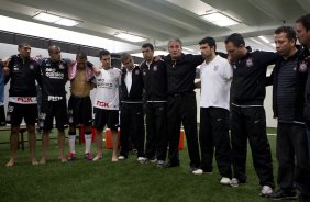 Durante a partida entre Corinthians x Atlético-GO, realizada esta noite no estádio do Pacaembu, válida pela 28ª rodada do Campeonato Brasileiro de 2011
