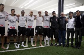 Durante a partida entre Corinthians x Atlético-GO, realizada esta noite no estádio do Pacaembu, válida pela 28ª rodada do Campeonato Brasileiro de 2011