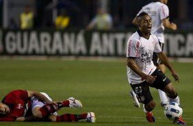 Durante a partida entre Corinthians x Atlético-GO, realizada esta noite no estádio do Pacaembu, válida pela 28ª rodada do Campeonato Brasileiro de 2011