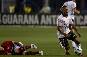 Durante a partida entre Corinthians x Atltico-GO, realizada esta noite no estdio do Pacaembu, vlida pela 28 rodada do Campeonato Brasileiro de 2011