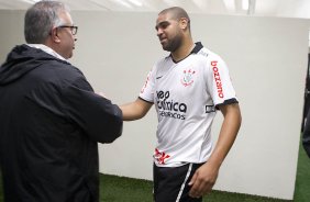 Durante a partida entre Corinthians x Atlético-GO, realizada esta noite no estádio do Pacaembu, válida pela 28ª rodada do Campeonato Brasileiro de 2011