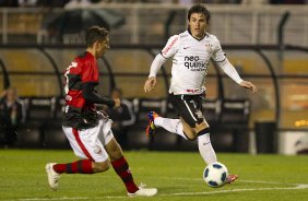 Durante a partida entre Corinthians x Atlético-GO, realizada esta noite no estádio do Pacaembu, válida pela 28ª rodada do Campeonato Brasileiro de 2011