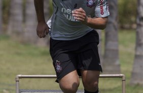 Adriano com o prepador fsico Fabio Mahseredjian durante o treino na academia esta manh no CT Joaquim Grava, no Parque Ecolgico do Tiete, o prximo jogo ser contra o Internacional/RS, domingo, dia 23/10, no estdio Beira-Rio, vlida pela 31 rodada do Brasileiro 2011