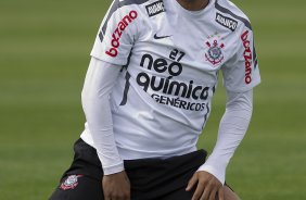 Emerson durante o treino esta tarde no CT Joaquim Grava, no Parque Ecolgico do Tiete, o prximo jogo ser contra o Internacional/RS, domingo, dia 23/10, no estdio Beira-Rio, vlida pela 31 rodada do Brasileiro 2011