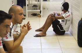 Vestiarios antes da partida entre Internacional/RS x Corinthians, realizada esta tarde no estádio Beira Rio, em Porto Alegre/RS, válida pela 31ª rodada do Campeonato Brasileiro de 2011