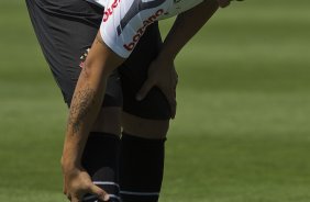 Adriano durante o treino desta manh no CT Joaquim Grava, no Parque Ecolgico do Tiete, o prximo jogo ser contra o Ava, domingo, dia 30/10, no Pacaembu, vlida pela 32 rodada do Brasileiro 2011