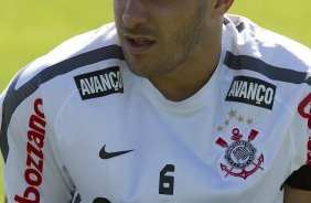 Alessandro durante o treino desta manh no CT Joaquim Grava, no Parque Ecolgico do Tiete, o prximo jogo ser contra o Ava, domingo, dia 30/10, no Pacaembu, vlida pela 32 rodada do Brasileiro 2011