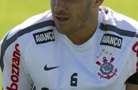 Alessandro durante o treino desta manh no CT Joaquim Grava, no Parque Ecolgico do Tiete, o prximo jogo ser contra o Ava, domingo, dia 30/10, no Pacaembu, vlida pela 32 rodada do Brasileiro 2011