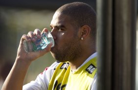 Adriano durante o treino desta tarde no CT Joaquim Grava, no Parque Ecolgico do Tiete, o prximo jogo ser contra o Ava, domingo, dia 30/10, no Pacaembu, vlida pela 32 rodada do Brasileiro 2011