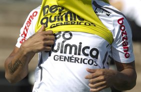 Emerson durante o treino desta tarde no CT Joaquim Grava, no Parque Ecolgico do Tiete, o prximo jogo ser contra o Ava, domingo, dia 30/10, no Pacaembu, vlida pela 32 rodada do Brasileiro 2011