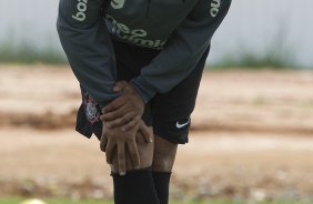 Adriano durante o treino desta manh no CT Joaquim Grava, no Parque Ecolgico do Tiete, o prximo jogo ser contra o Amrica-MG, domingo, dia 05/11, no Parque do Sabia, em Uberlandia/MG, vlida pela 33 rodada do Brasileiro 2011