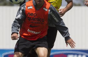Alessandro e Bruno Octavio durante o treino desta manh no CT Joaquim Grava, no Parque Ecolgico do Tiete, o prximo jogo ser contra o Amrica-MG, domingo, dia 05/11, no Parque do Sabia, em Uberlandia/MG, vlida pela 33 rodada do Brasileiro 2011