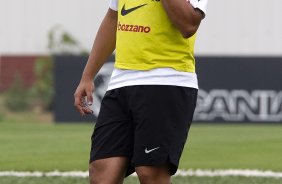 Adriano durante o treino desta tarde no CT Joaquim Grava, no Parque Ecolgico do Tiete, o prximo jogo ser contra o Atltico-PR, domingo, dia 12/11, no estdio do Pacaembu, vlida pela 34 rodada do Brasileiro 2011