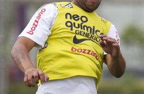 Adriano durante o treino desta tarde no CT Joaquim Grava, no Parque Ecolgico do Tiete, o prximo jogo ser contra o Atltico-PR, domingo, dia 12/11, no estdio do Pacaembu, vlida pela 34 rodada do Brasileiro 2011