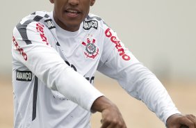 Paulinho durante o treino desta tarde no CT Joaquim Grava, no Parque Ecolgico do Tiete, o prximo jogo ser contra o Atltico-PR, domingo, dia 12/11, no estdio do Pacaembu, vlida pela 34 rodada do Brasileiro 2011