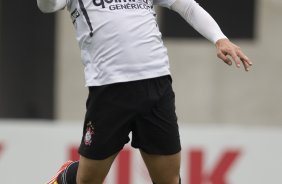 Willian durante o treino desta tarde no CT Joaquim Grava, no Parque Ecolgico do Tiete, o prximo jogo ser contra o Atltico-PR, domingo, dia 12/11, no estdio do Pacaembu, vlida pela 34 rodada do Brasileiro 2011