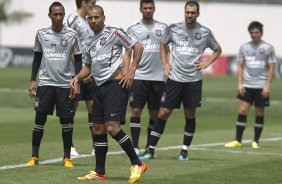 Emerson durante o treino esta manh no CT Joaquim Grava, no Parque Ecolgico do Tiete, o prximo jogo ser contra o Atltico-PR, amanh, domingo, dia 13/11, no estdio do Pacaembu, vlida pela 34 rodada do Brasileiro 2011