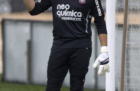 Julio Cesar durante o treino esta manh no CT Joaquim Grava, no Parque Ecolgico do Tiete, o prximo jogo ser contra o Atltico-PR, amanh, domingo, dia 13/11, no estdio do Pacaembu, vlida pela 34 rodada do Brasileiro 2011