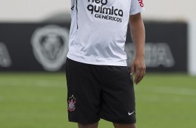 Adriano durante o treino desta tarde no CT Joaquim Grava, no Parque Ecolgico do Tiete, o prximo jogo ser contra o Atltico-MG, domingo dia 20/11, no estdio do Pacaembu, vlida pela 36 rodada do Brasileiro 2011