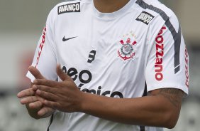 Adriano durante o treino desta tarde no CT Joaquim Grava, no Parque Ecolgico do Tiete, o prximo jogo ser contra o Atltico-MG, domingo dia 20/11, no estdio do Pacaembu, vlida pela 36 rodada do Brasileiro 2011