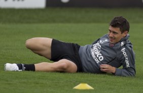 Alex que retorna ao time titular durante o treino desta tarde no CT Joaquim Grava, no Parque Ecolgico do Tiete, o prximo jogo ser contra o Atltico-MG, domingo dia 20/11, no estdio do Pacaembu, vlida pela 36 rodada do Brasileiro 2011