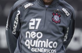 Emerson durante o treino desta tarde no CT Joaquim Grava, no Parque Ecolgico do Tiete, o prximo jogo ser contra o Atltico-MG, domingo dia 20/11, no estdio do Pacaembu, vlida pela 36 rodada do Brasileiro 2011