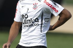 Jorge Henrique durante o treino desta tarde no CT Joaquim Grava, no Parque Ecolgico do Tiete, o prximo jogo ser contra o Atltico-MG, domingo dia 20/11, no estdio do Pacaembu, vlida pela 36 rodada do Brasileiro 2011