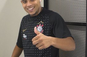 Welder nos vestirios antes da partida entre Corinthians x Atltico-MG, realizada esta tarde no estdio do Pacaembu, vlida pela 36 rodada do Campeonato Brasileiro de 2011