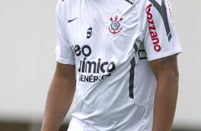 Adriano durante o treino desta manhã no CT Joaquim Grava, no Parque Ecológico do Tiete, o próximo jogo será contra o Figueirense/SC, domingo dia 26/11, no estádio Orlando Scarpelli, válida pela 37ª rodada do Brasileirão 2011