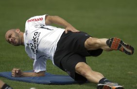 Alessandro durante o treino desta manhã no CT Joaquim Grava, no Parque Ecológico do Tiete, o próximo jogo será contra o Figueirense/SC, domingo dia 26/11, no estádio Orlando Scarpelli, válida pela 37ª rodada do Brasileirão 2011