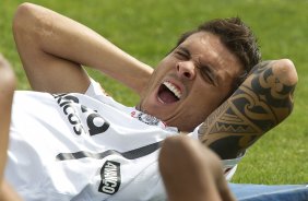 Ramon durante o treino desta manhã no CT Joaquim Grava, no Parque Ecológico do Tiete, o próximo jogo será contra o Figueirense/SC, domingo dia 26/11, no estádio Orlando Scarpelli, válida pela 37ª rodada do Brasileirão 2011