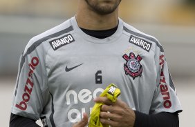 Alessandro durante o treino desta manh no CT Joaquim Grava, no Parque Ecolgico do Tiete, o prximo jogo ser contra o Figueirense/SC, domingo dia 26/11, no estdio Orlando Scarpelli, vlida pela 37 rodada do Brasileiro 2011