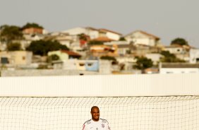 Adriano durante Treino do Corinthians realizado no Centro de treinamento joaquim Grava