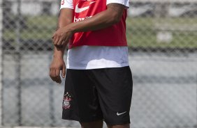 Adriano durante o treino desta manh no CT Joaquim Grava, no Parque Ecolgico do Tiete, o prximo jogo ser contra o Figueirense/SC, amanh, domingo dia 27/11, no estdio Orlando Scarpelli, vlida pela 37 rodada do Brasileiro 2011