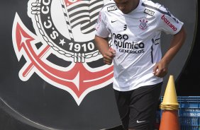 Adriano durante o treino desta manh no CT Joaquim Grava, no Parque Ecolgico do Tiete, o prximo jogo ser contra o Figueirense/SC, amanh, domingo dia 27/11, no estdio Orlando Scarpelli, vlida pela 37 rodada do Brasileiro 2011