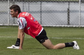 Alex durante o treino desta manh no CT Joaquim Grava, no Parque Ecolgico do Tiete, o prximo jogo ser contra o Figueirense/SC, amanh, domingo dia 27/11, no estdio Orlando Scarpelli, vlida pela 37 rodada do Brasileiro 2011