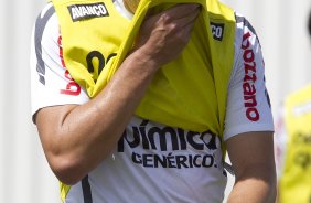 Alex durante o treino desta manh no CT Joaquim Grava, no Parque Ecolgico do Tiete, o prximo jogo ser contra o Palmeiras, domingo, dia 04/12, no estdio do Pacaembu, vlida pela 38 rodada, a ltima, do Brasileiro 2011