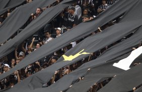 Torcida durante a partida entre Corinthians x Palmeiras, realizada esta tarde no estdio do Pacaembu, vlida pela 38 rodada do Campeonato Brasileiro de 2011
