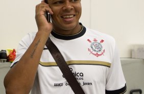Bill nos vestiários antes da partida entre Corinthians x Portuguesa, realizada esta noite no estádio do Pacaembu, no jogo da entrega das faixas ao campeão Brasileiro Corinthians, e ao Campeão da Serie B, Portuguesa