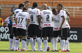 Concentracao durante a partida entre Corinthians x Bragantino/SP, realizada esta tarde no estdio do Pacaembu, pela 5 rodada do Campeonato Paulista de 2012