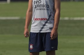 Giovani, que foi campeo da Taca So Paulo de futebol junior, durante o treino desta tarde no CT Joaquim Grava, no Parque Ecolgico do Tiete. O prximo jogo da equipe ser amanh, quarta-feira, dia 08/02, contra o Mogi Mirim, no Estdio Romildo Vitor Gomes Ferreira, pela 6 rodada do Campeonato Paulista 2012