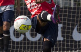 Liedson durante o treino desta tarde no CT Joaquim Grava, no Parque Ecolgico do Tiete. O prximo jogo da equipe ser amanh, quarta-feira, dia 08/02, contra o Mogi Mirim, no Estdio Romildo Vitor Gomes Ferreira, pela 6 rodada do Campeonato Paulista 2012