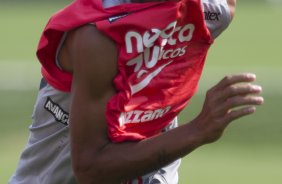 Liedson durante o treino desta tarde no CT Joaquim Grava, no Parque Ecolgico do Tiete. O prximo jogo da equipe ser amanh, quarta-feira, dia 08/02, contra o Mogi Mirim, no Estdio Romildo Vitor Gomes Ferreira, pela 6 rodada do Campeonato Paulista 2012