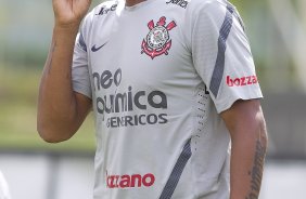 Bill durante o treino desta tarde no CT Joaquim Grava, no Parque Ecolgico do Tiete. O prximo jogo da equipe ser domingo, dia 12/02, contra o So Paulo, no Pacaembu, pela 7 rodada do Campeonato Paulista 2012