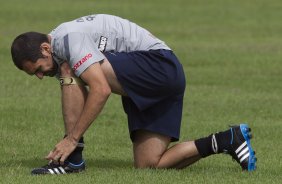 Danilo durante o treino desta tarde no CT Joaquim Grava, no Parque Ecolgico do Tiete. O prximo jogo da equipe ser domingo, dia 12/02, contra o So Paulo, no Pacaembu, pela 7 rodada do Campeonato Paulista 2012