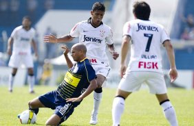 Durante a partida entre So Caetano/SP x Corinthians, realizada esta tarde no estdio Anacleto Campanella, em So Caetano do Sul/SP, pela 8 rodada do Campeonato Paulista de 2012