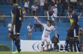 Durante a partida entre So Caetano/SP x Corinthians, realizada esta tarde no estdio Anacleto Campanella, em So Caetano do Sul/SP, pela 8 rodada do Campeonato Paulista de 2012