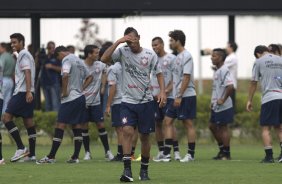 Liedson durante o treino desta manh no CT Joaquim Grava, no Parque Ecolgico do Tiete. O prximo jogo da equipe ser quarta-feira, dia 29/02, contra a Catanduvense, no estdio do Pacaembu, pela 11 rodada do Campeonato Paulista 2012